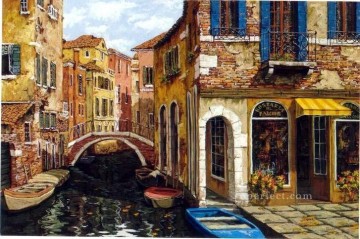 Venecia moderna Painting - YXJ0436e impresionismo paisaje de Venecia